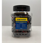 25/Pk Ring Jar Display Ring Terminal Cables